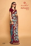 Ashwem Vol 7 By Kashvi Dull Moss Viscose Printed Daily Wear Sarees Wholesale Price In Surat
